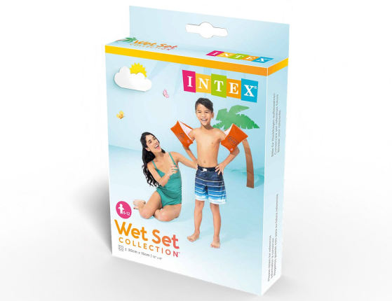 Надувные нарукавники Deluxe Большие, 30 х 15 см, от 6 до 12 лет