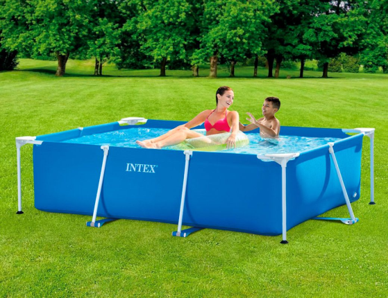 Каркасный бассейн Intex Rectangular Frame Pool, 220х150х60 см