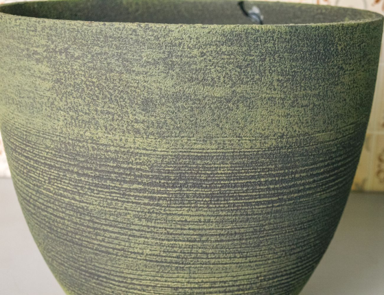 Кашпо ДРУДЖИ, полипропилен, серое, 27х31 см