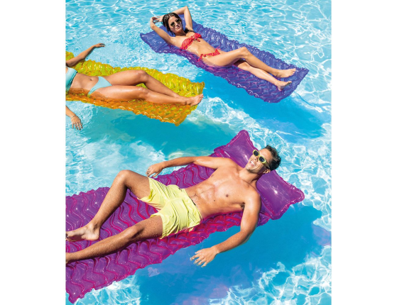 Надувной матрас Волнистый - TOTE-N-FLOAT™, розовый, 229х86 см