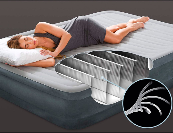   Intex Comfort-Plush Mid Rise Airbed (Queen), 152x20333,    220V