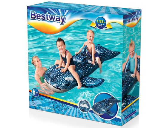 Надувная игрушка для плавания Bestway Китовая акула, 193 х 122 см