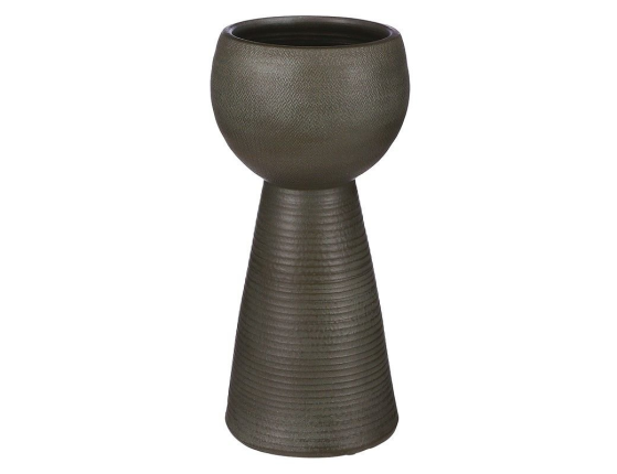 Керамическое ваза МАРЛОУ, серо-зелёнае, 39 см