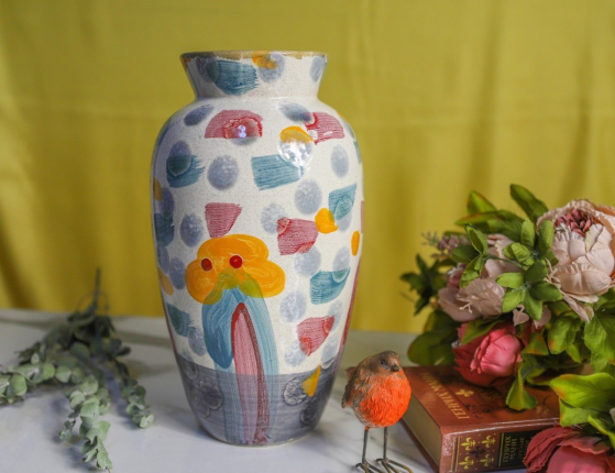 Дизайнерская керамическая ваза МАДЖИА ДЕЛ'АРТЕ, 32 см