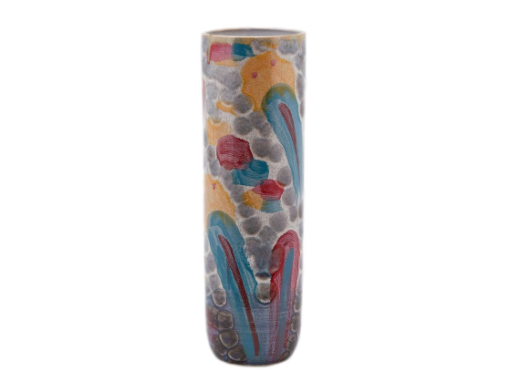 Дизайнерская керамическая ваза МАДЖИА ДЕЛ'АРТЕ, цилиндрическая, 58 см