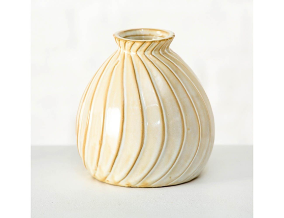 Декоративная фарфоровая ваза МОЛОЧНЫЙ ШОКОЛАД: ДЕРНЬЕ, 11 см