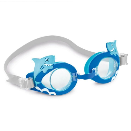 Очки для плавания Fun Goggles с акулами, от 3 до 8 лет