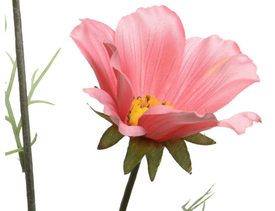 Искусственный цветок КОСМЕЯ КОРАЛЛОВО-РОЗОВАЯ, 64 см