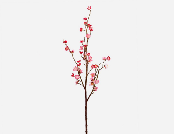 Декоративная ветка ЦВЕТЕНИЕ САКУРЫ, розовая, 70 см