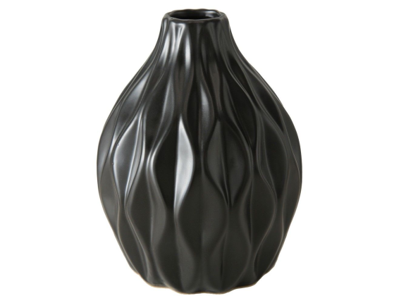 Набор керамических ваз ЗАЛИНА, чёрный, 4 шт.