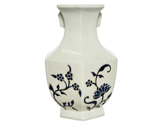 Керамическая ваза ручной работы FLOWER GRAPHICS, 36 см