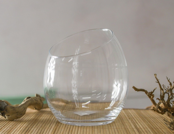 Стеклянная ваза ФЕТТА, 20 см