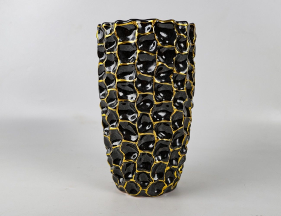 Керамическая ваза ORO NERO, 25 см
