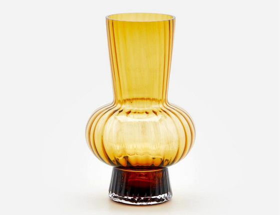 Декоративная ваза АМБРА СФЕРА, стекло, 32 см