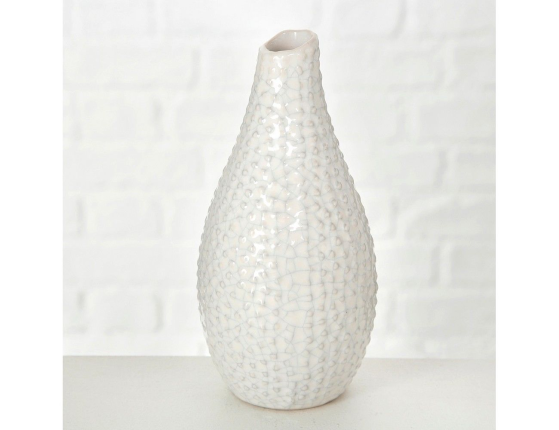 Керамическая ваза ЧЕТРИОЛО, белая, 18 см
