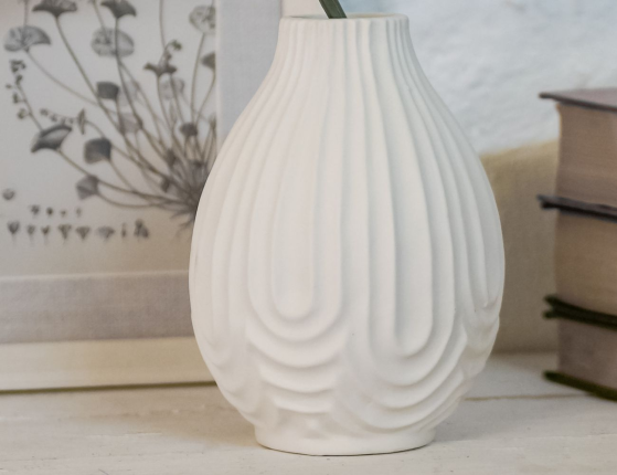 Декоративная ваза РИКОРДИ, фарфор, 14х10 см
