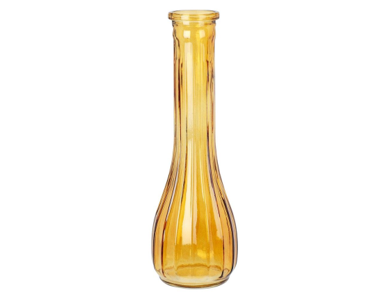 Декоративная ваза АРМЭЛЬ, стекло, коричневая, 22 см