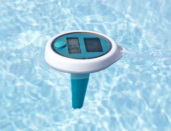 Цифровой термометр для бассейна на солнечной батарее, BestWay