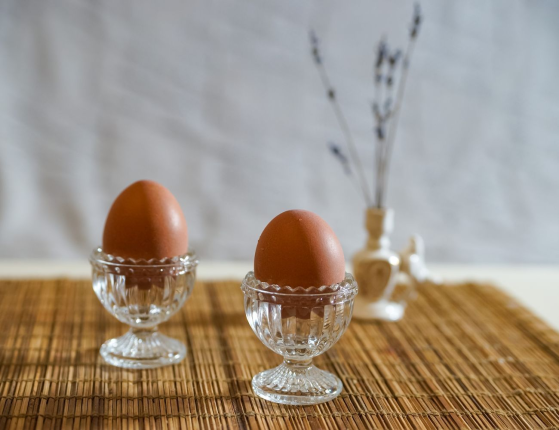Подставки для яиц RAFFIN, стекло, 6 см, 2 шт.