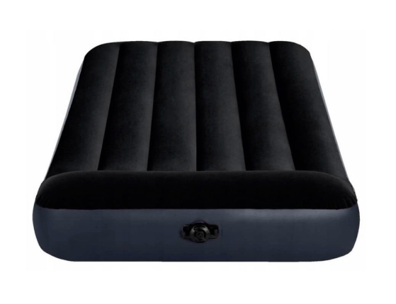 Односпальный надувной матрас INTEX Pillow Rest Classic Airbed (Twin), 99х191x25 см с подголовником