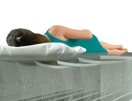 Полуторный надувной матрас INTEX Pillow Rest Classic Airbed (Full), 137х191x25 см  с подголовником