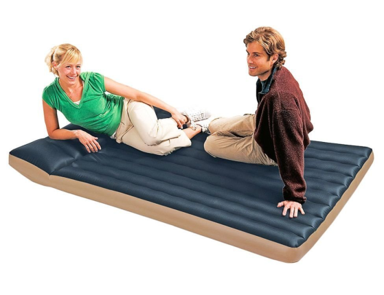 Туристический матрас полуторный Intex Кемпинг (Fabric camping mat), 193х127х24 см